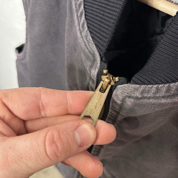 Vintage Carhartt Quilt-Lined Artic Vest “Shadow Grey” V02 - Picture 9 of 10